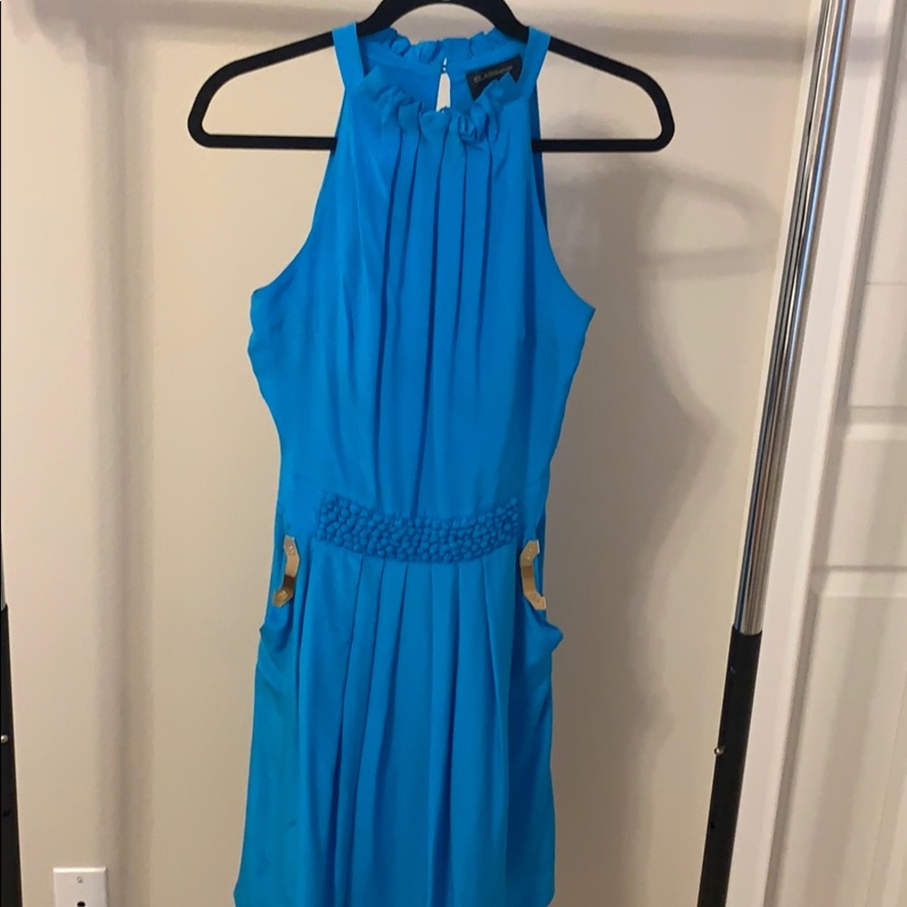 Bright blue Roberto Cavalli dress